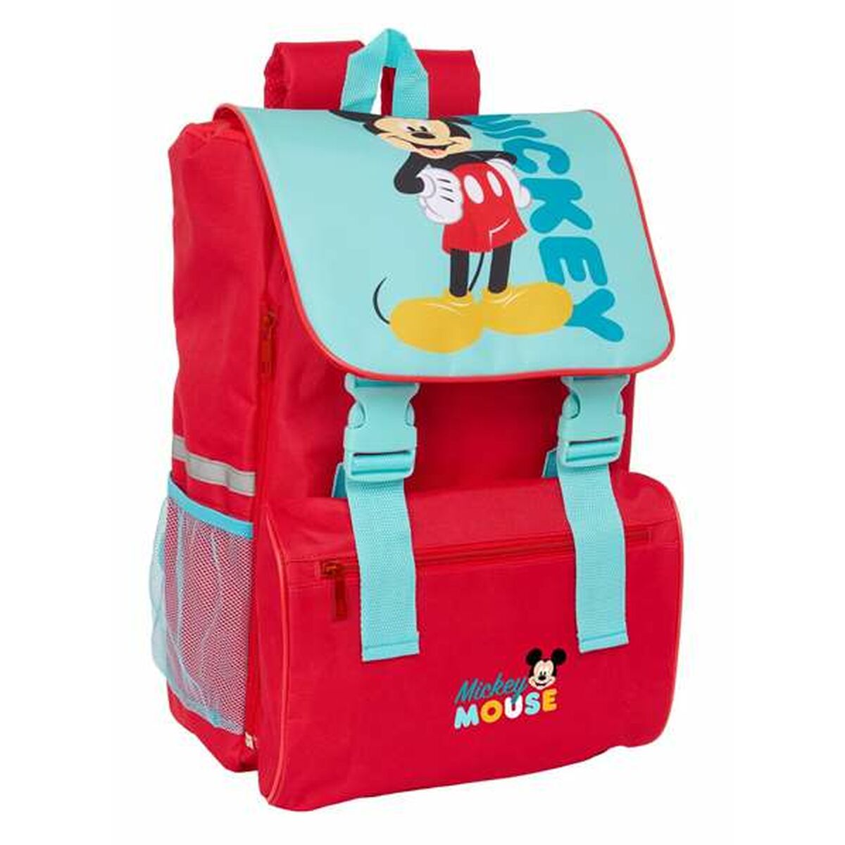 Ghiozdan Mickey Mouse Albastru Roșu 18,5 x 41 x 15 cm - Birou și papetărie, Material școlar și educațional