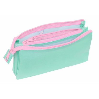 Penar triplu Stitch Verde 22 x 12 x 3 cm - Birou și papetărie, Material școlar și educațional