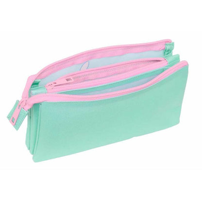 Penar triplu Stitch Verde 22 x 12 x 3 cm - Birou și papetărie, Material școlar și educațional