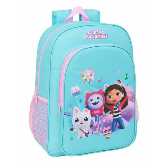 Ghiozdan Gabby's Dollhouse Albastru Roz 33 x 42 x 14 cm - Birou și papetărie, Material școlar și educațional