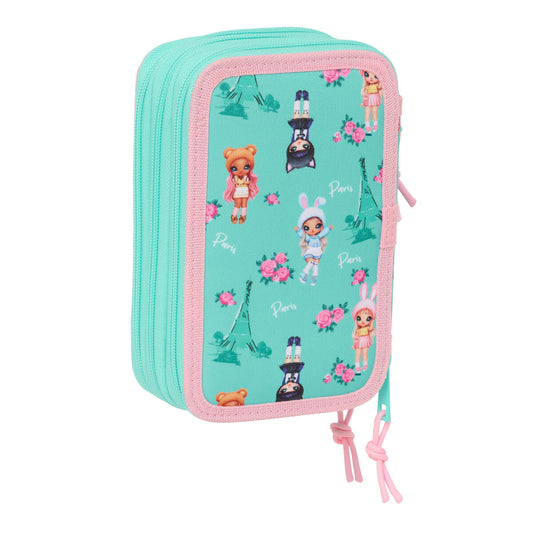 Penar Triplu Na!Na!Na! Surprise Bunny Roz Turquoise 12,5 x 19,5 x 5,5 cm 37 Piese - Birou și papetărie, Material școlar și educațional