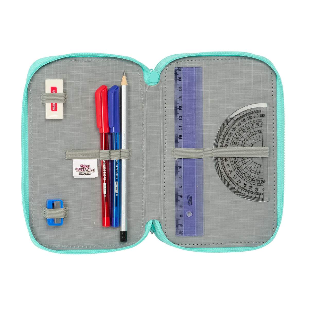 Penar Triplu Safta Bunny 12,5 x 19,5 x 5,5 cm - Birou și papetărie, Material școlar și educațional