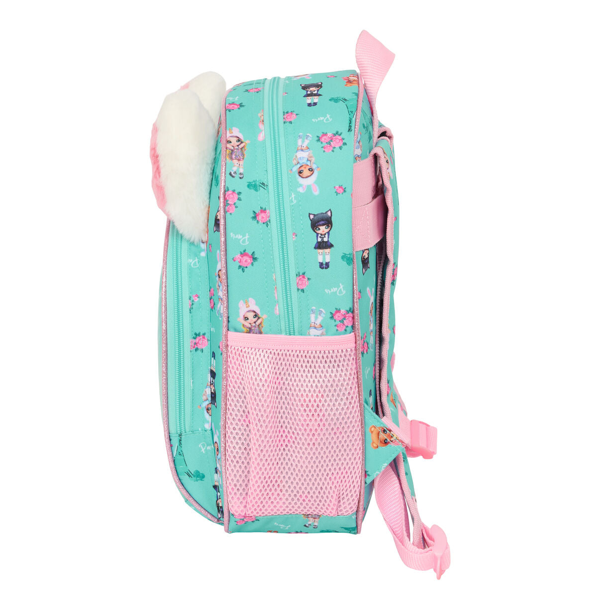Ghiozdan Na!Na!Na! Surprise Bunny Roz Turquoise 28 x 34 x 10 cm - Birou și papetărie, Material școlar și educațional
