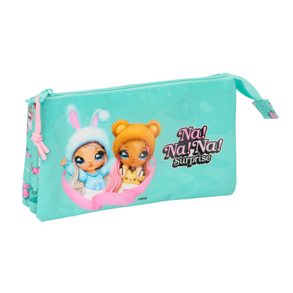 Geantă Universală Na!Na!Na! Surprise Bunny Roz Turquoise 22 x 12 x 3 cm - Birou și papetărie, Material școlar și educațional