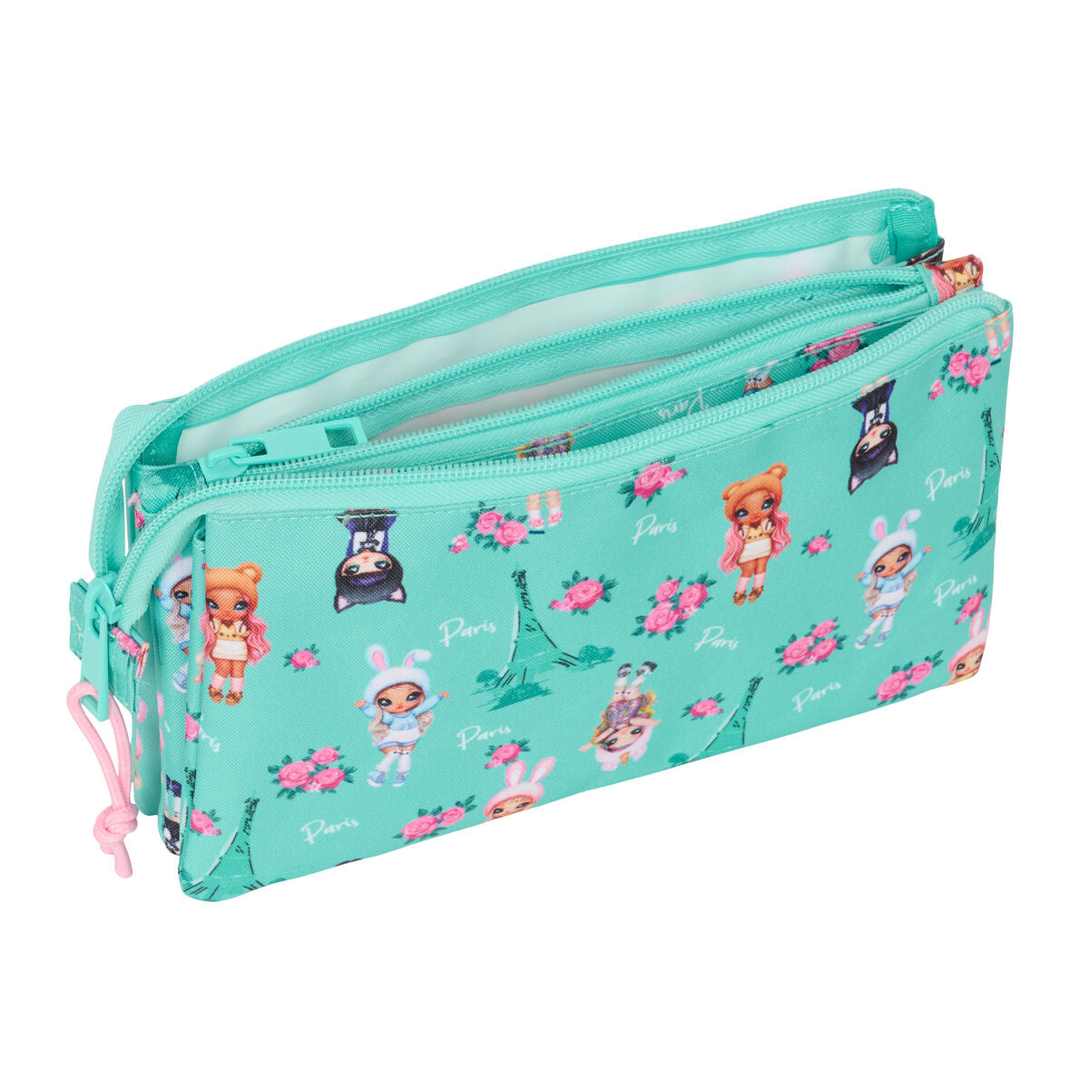 Geantă Universală Na!Na!Na! Surprise Bunny Roz Turquoise 22 x 12 x 3 cm - Birou și papetărie, Material școlar și educațional