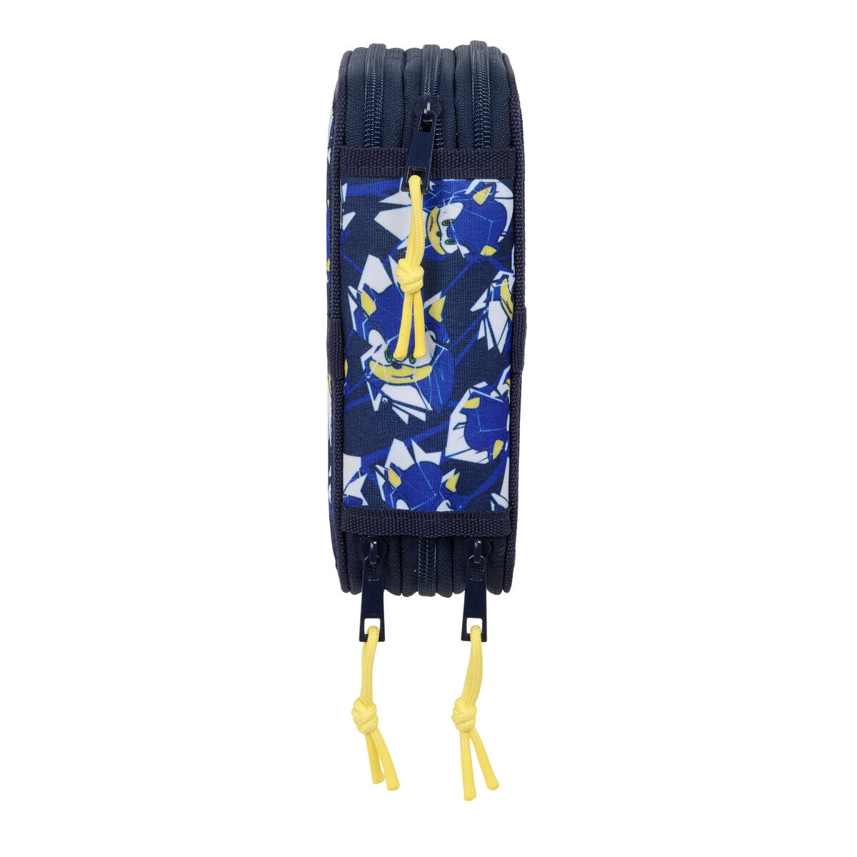 Penar Triplu Sonic City Albastru 12,5 x 19,5 x 5,5 cm 37 Piese - Birou și papetărie, Material școlar și educațional