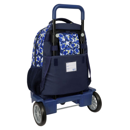 Ghiozdan cu Roți Safta City Albastru 33 x 45 x 22 cm - Birou și papetărie, Material școlar și educațional