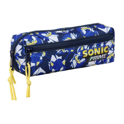 Penar triplu Sonic City Albastru 22 x 8,5 x 6 cm - Birou și papetărie, Material școlar și educațional