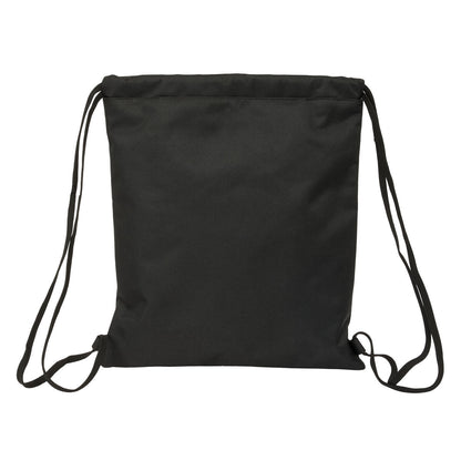 Geantă Rucsac cu Bretele Kappa Dark Negru 35 x 40 x 1 cm - Birou și papetărie, Material școlar și educațional
