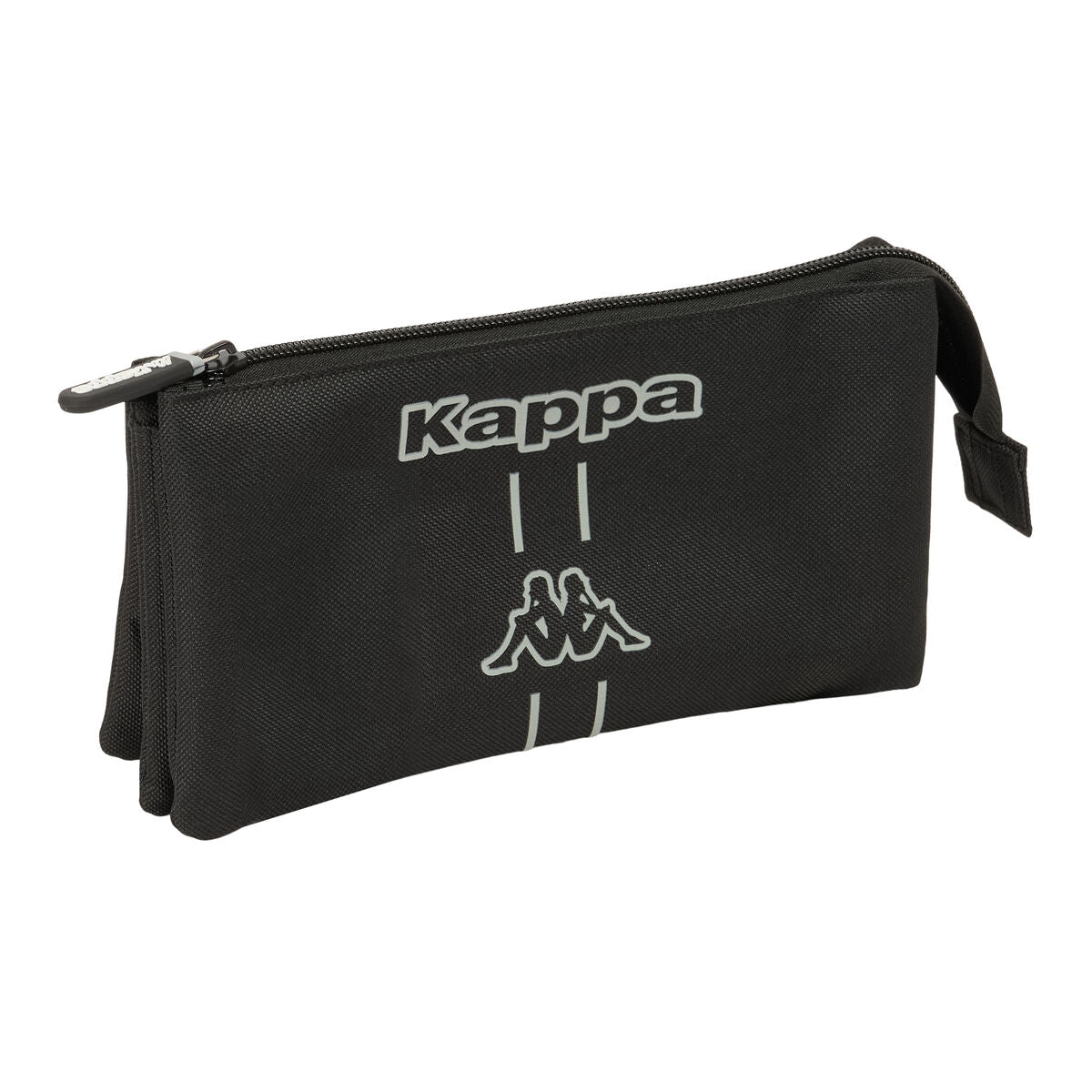 Penar triplu Kappa Dark Negru 22 x 12 x 3 cm - Birou și papetărie, Material școlar și educațional