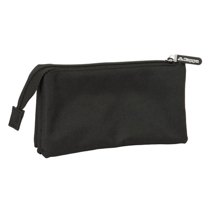 Penar triplu Kappa Dark Negru 22 x 12 x 3 cm - Birou și papetărie, Material școlar și educațional