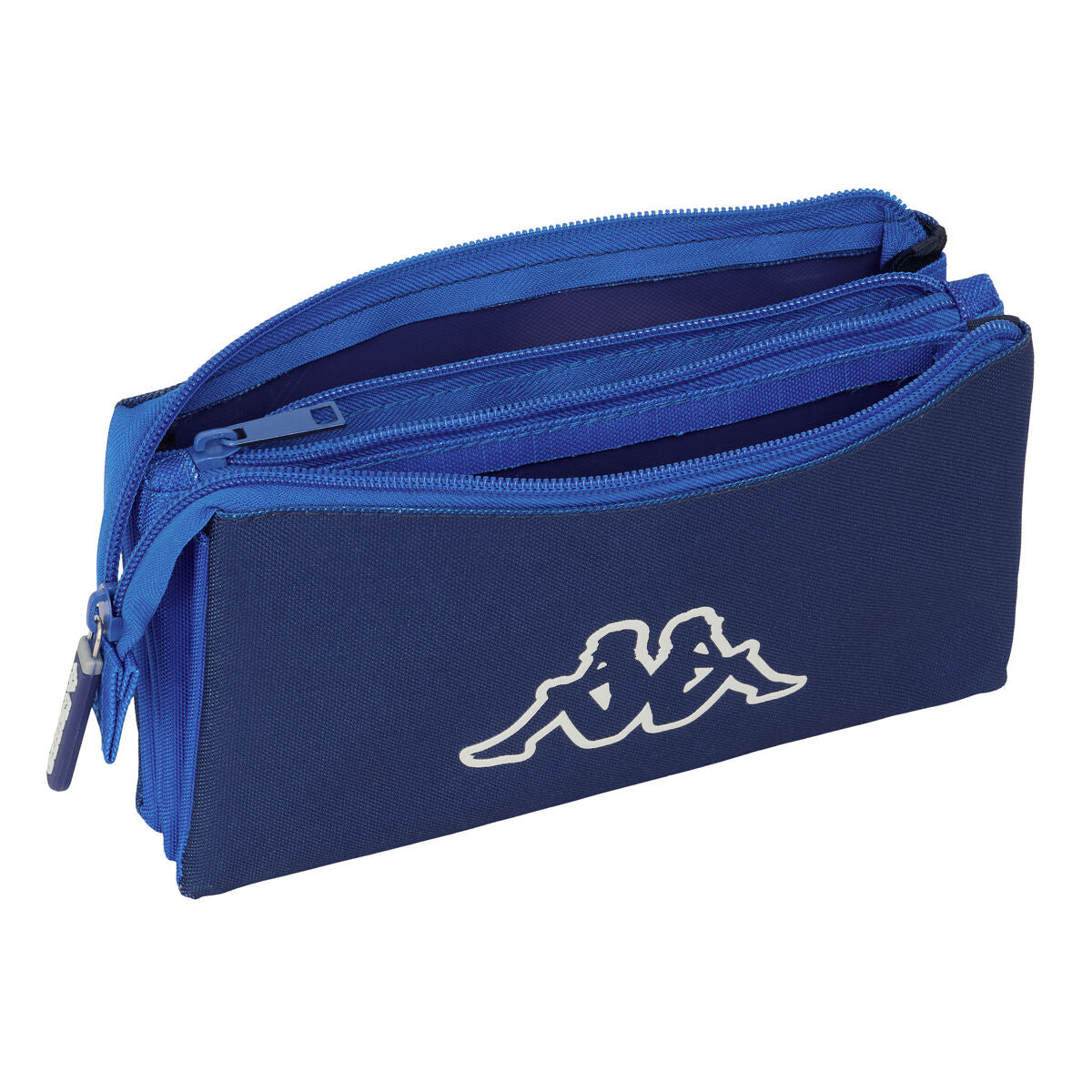 Penar triplu Kappa Rain Bleumarin 22 x 12 x 3 cm - Birou și papetărie, Material școlar și educațional