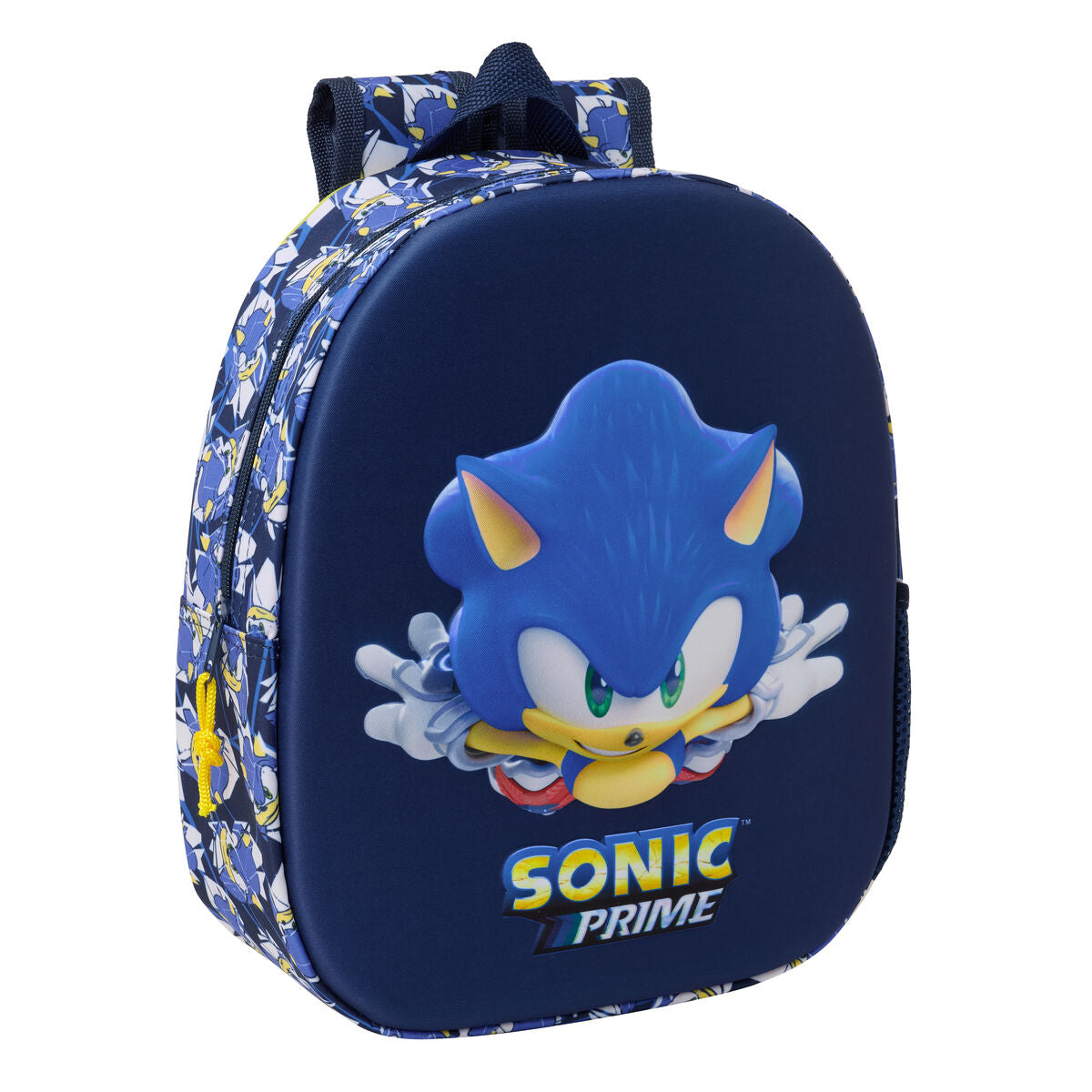 Ghiozdan Sonic City Albastru 27 x 33 x 10 cm - Birou și papetărie, Material școlar și educațional