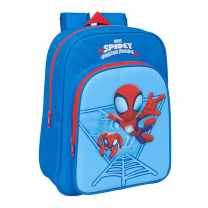 Ghiozdan Spidey Albastru 26 x 34 x 11 cm - Birou și papetărie, Material școlar și educațional