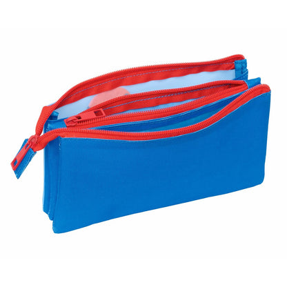 Penar triplu Spidey Albastru 22 x 12 x 3 cm - Birou și papetărie, Material școlar și educațional