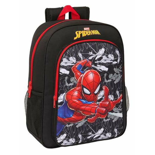 Ghiozdan Spider-Man Negru Roșu 33 x 42 x 14 cm - Birou și papetărie, Material școlar și educațional