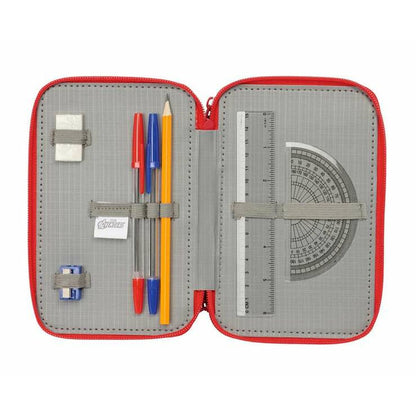 Penar Triplu The Avengers Bleumarin 12,5 x 19,5 x 5,5 cm 37 Piese - Birou și papetărie, Material școlar și educațional