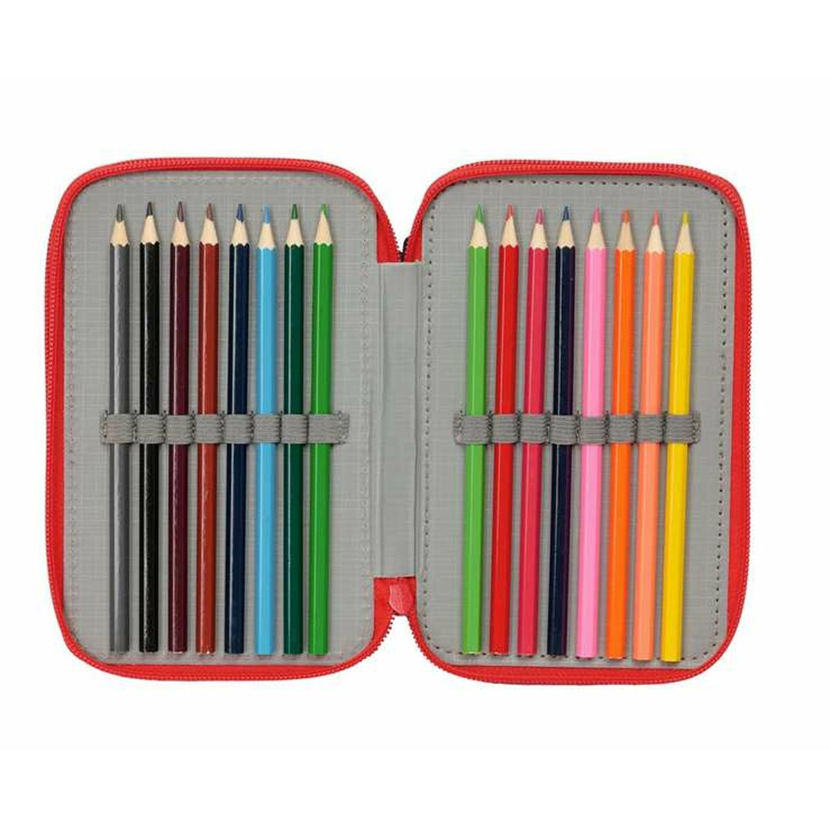 Penar Triplu The Avengers Bleumarin 12,5 x 19,5 x 5,5 cm 37 Piese - Birou și papetărie, Material școlar și educațional