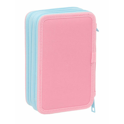 Penar Triplu Peppa Pig Albastru 12,5 x 19,5 x 5,5 cm 37 Piese - Birou și papetărie, Material școlar și educațional