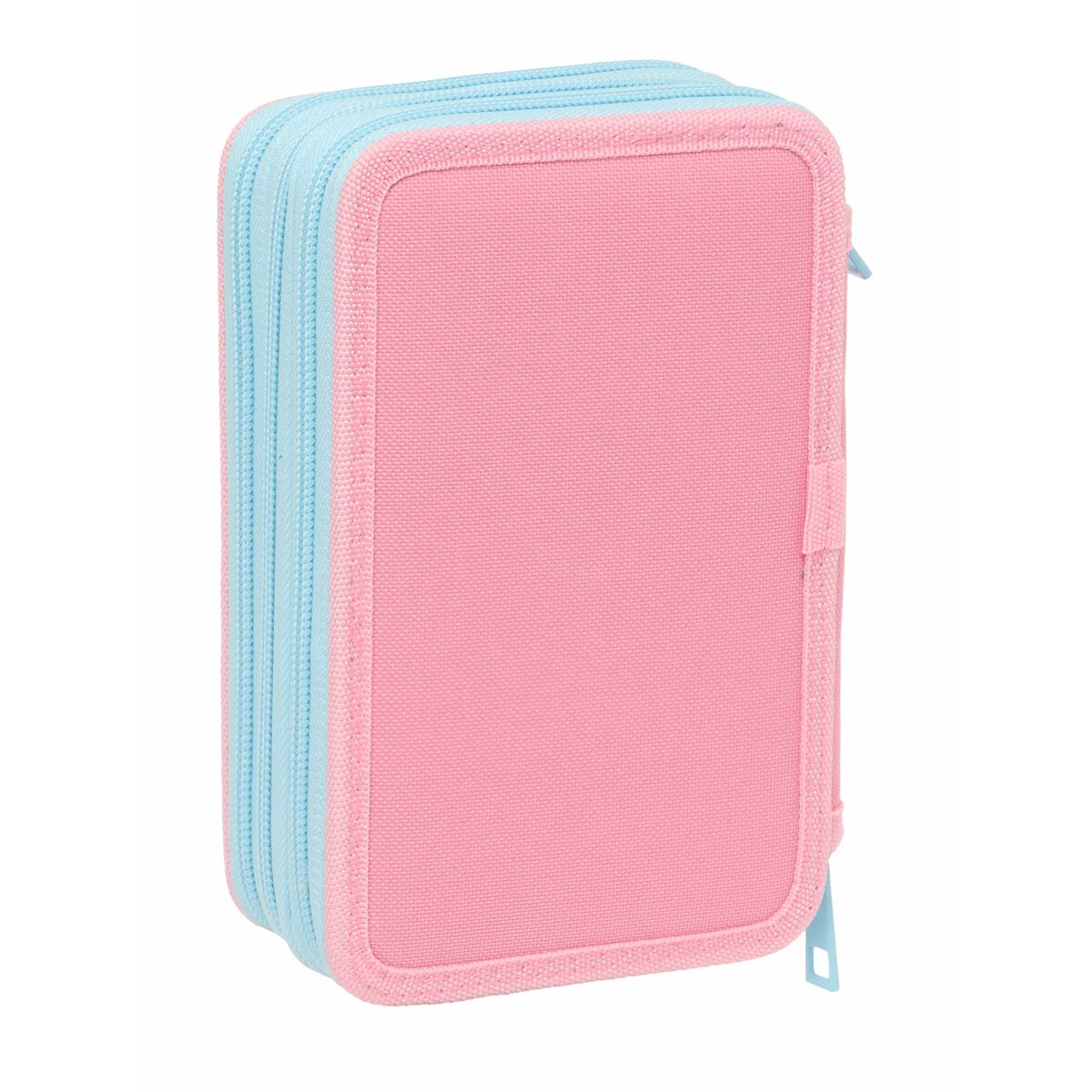 Penar Triplu Peppa Pig Albastru 12,5 x 19,5 x 5,5 cm 37 Piese - Birou și papetărie, Material școlar și educațional