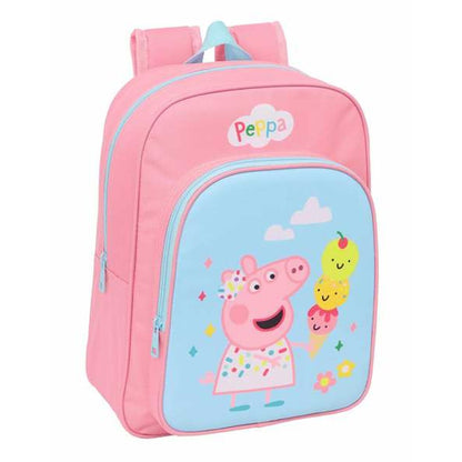Ghiozdan Peppa Pig Albastru Roz 26 x 34 x 11 cm - Birou și papetărie, Material școlar și educațional