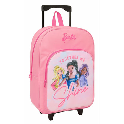 Ghiozdan cu Roți Barbie Roz 32 x 42 x 14 cm - Birou și papetărie, Material școlar și educațional