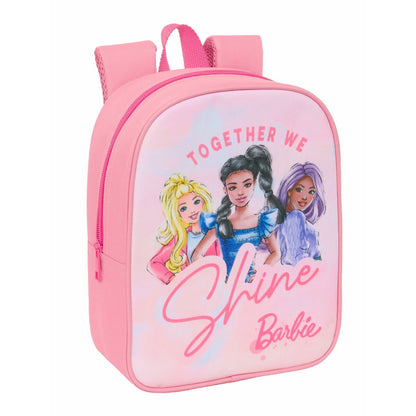 Ghiozdan Barbie Roz 22 x 27 x 10 cm - Birou și papetărie, Material școlar și educațional