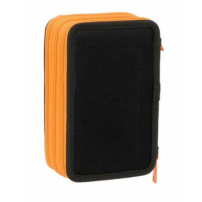 Penar Triplu Jurassic World Negru 12,5 x 19,5 x 5,5 cm 37 Piese - Birou și papetărie, Material școlar și educațional