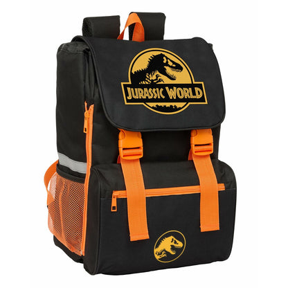 Ghiozdan Jurassic World Negru 18,5 x 41 x 15 cm - Birou și papetărie, Material școlar și educațional