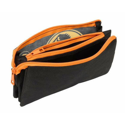Penar triplu Jurassic World Negru 22 x 12 x 3 cm - Birou și papetărie, Material școlar și educațional