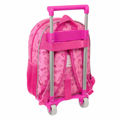 Ghiozdan cu Roți Rainbow High Shine Multicolor 28 x 34 x 10 cm - Birou și papetărie, Material școlar și educațional