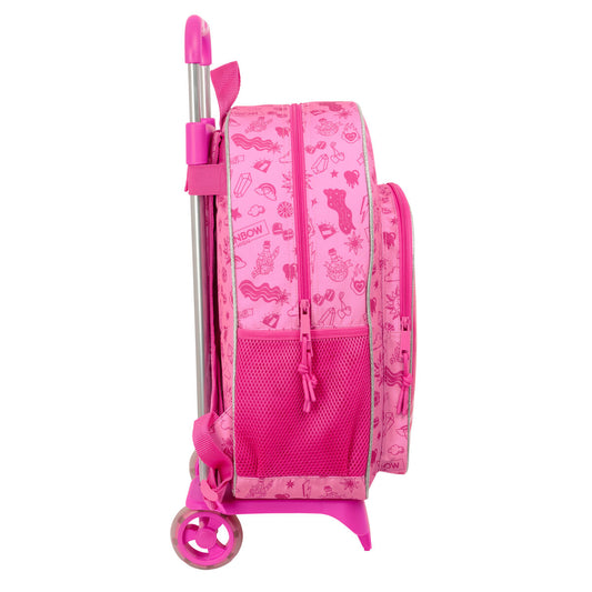Ghiozdan cu Roți Rainbow High Shine Multicolor 33 x 42 x 14 cm - Birou și papetărie, Material școlar și educațional