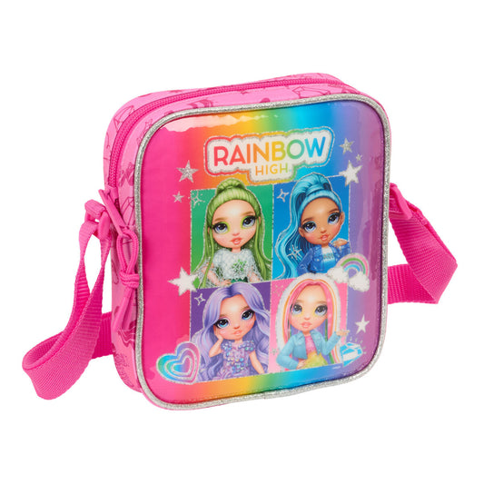 Geantă Bandulieră Rainbow High Shine Multicolor 16 x 18 x 4 cm - Bagaje, Genți de mână