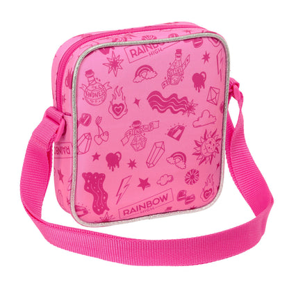 Geantă Bandulieră Rainbow High Shine Multicolor 16 x 18 x 4 cm - Bagaje, Genți de mână