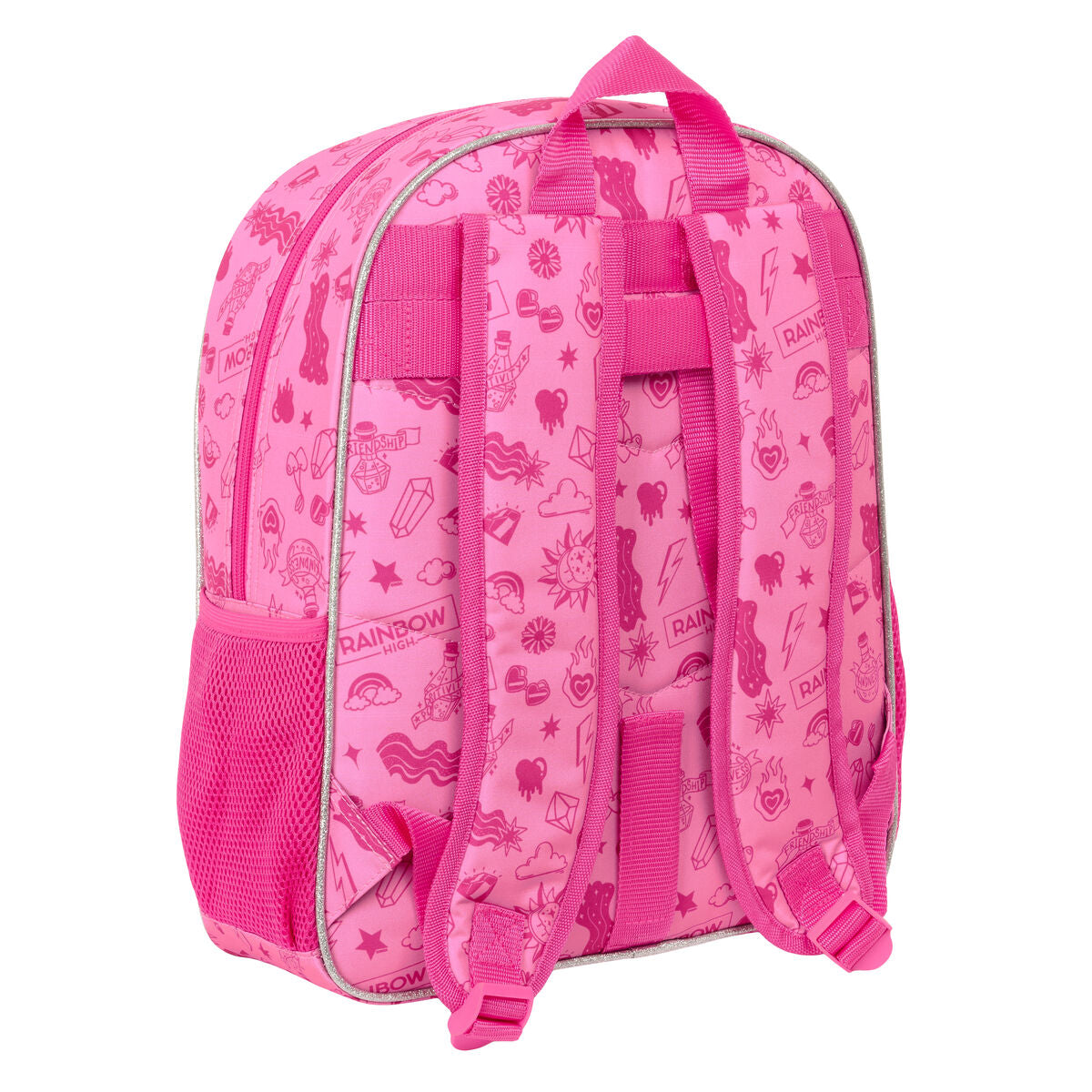Ghiozdan Rainbow High Shine Multicolor 32 x 38 x 12 cm - Birou și papetărie, Material școlar și educațional