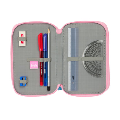 Penar cu Accesorii Barbie Painterly Roz Albastru celest 12,5 x 19,5 x 5,5 cm 37 Piese - Birou și papetărie, Material școlar și educațional