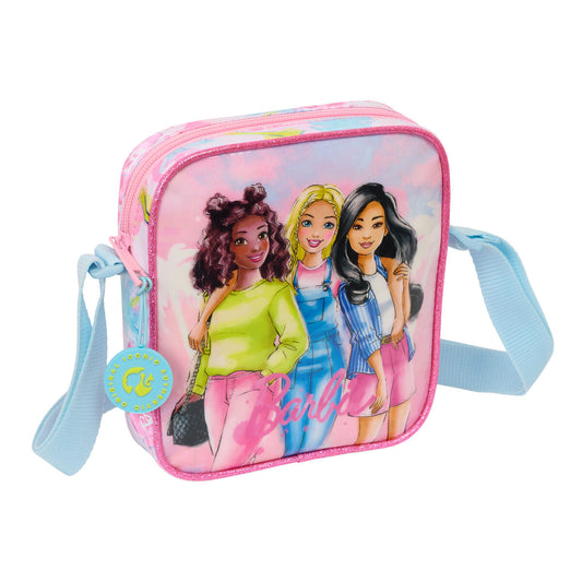 Geantă Bandulieră Barbie Painterly Roz Albastru celest 16 x 18 x 4 cm - Bagaje, Genți de mână