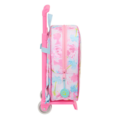 Ghiozdan cu Roți Barbie Painterly Roz Albastru celest 22 x 27 x 10 cm - Birou și papetărie, Material școlar și educațional