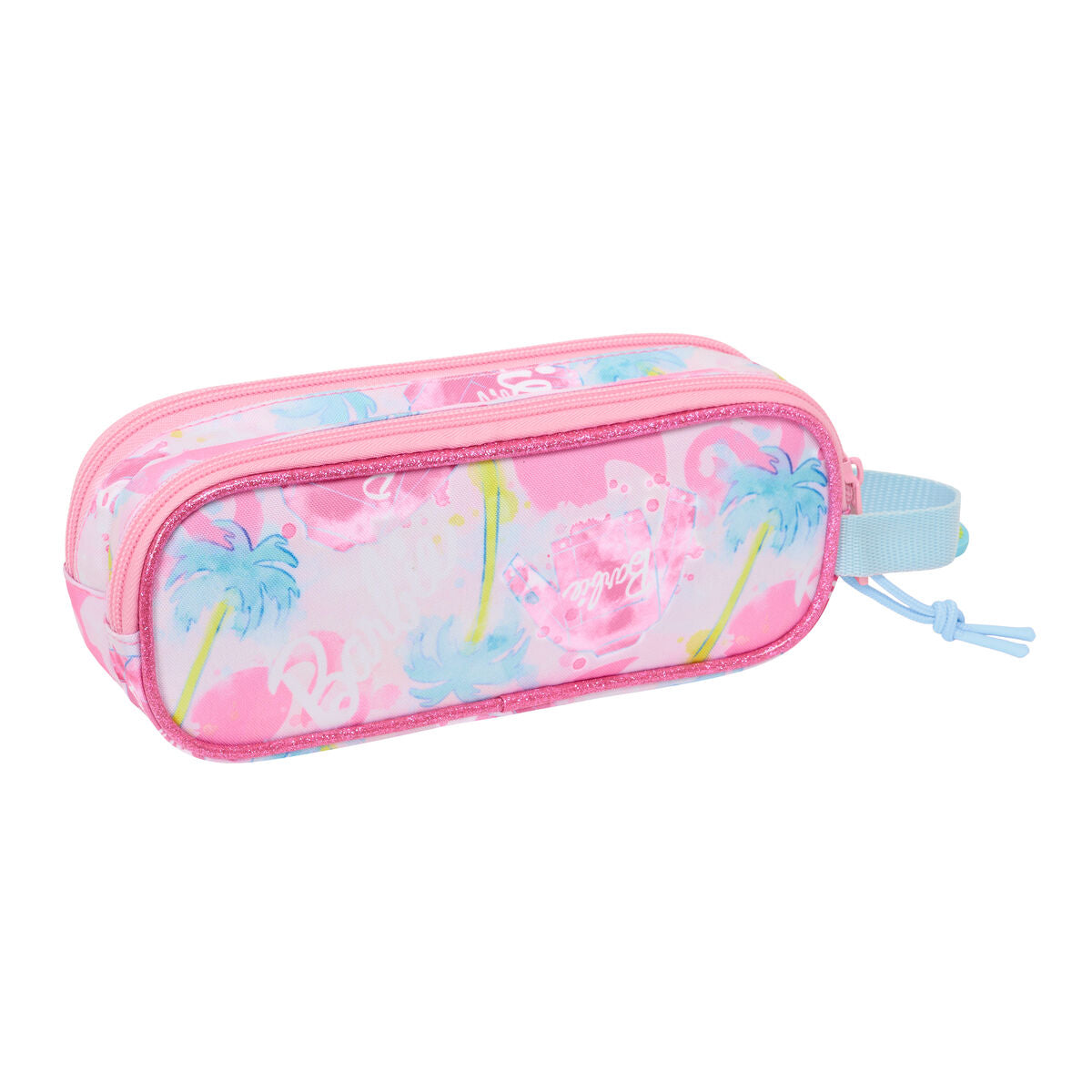 Penar dublu Barbie Painterly Roz Albastru celest 21 x 8 x 6 cm - Birou și papetărie, Material școlar și educațional