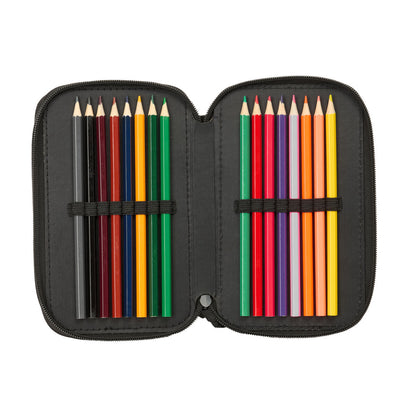 Geantă Universală Nerf Game Negru 12,5 x 19,5 x 5,5 cm 37 Piese - Birou și papetărie, Material școlar și educațional