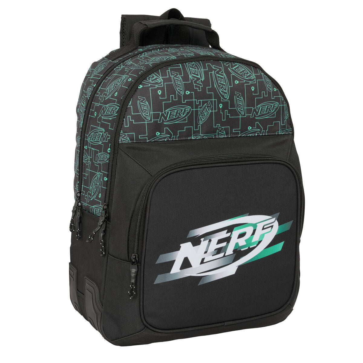 Ghiozdan Nerf Game Negru 32 x 42 x 15 cm - Birou și papetărie, Material școlar și educațional