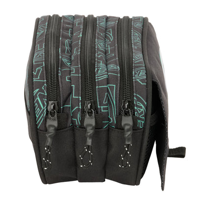 Penar triplu Nerf Game Negru 21,5 x 10 x 8 cm - Birou și papetărie, Material școlar și educațional