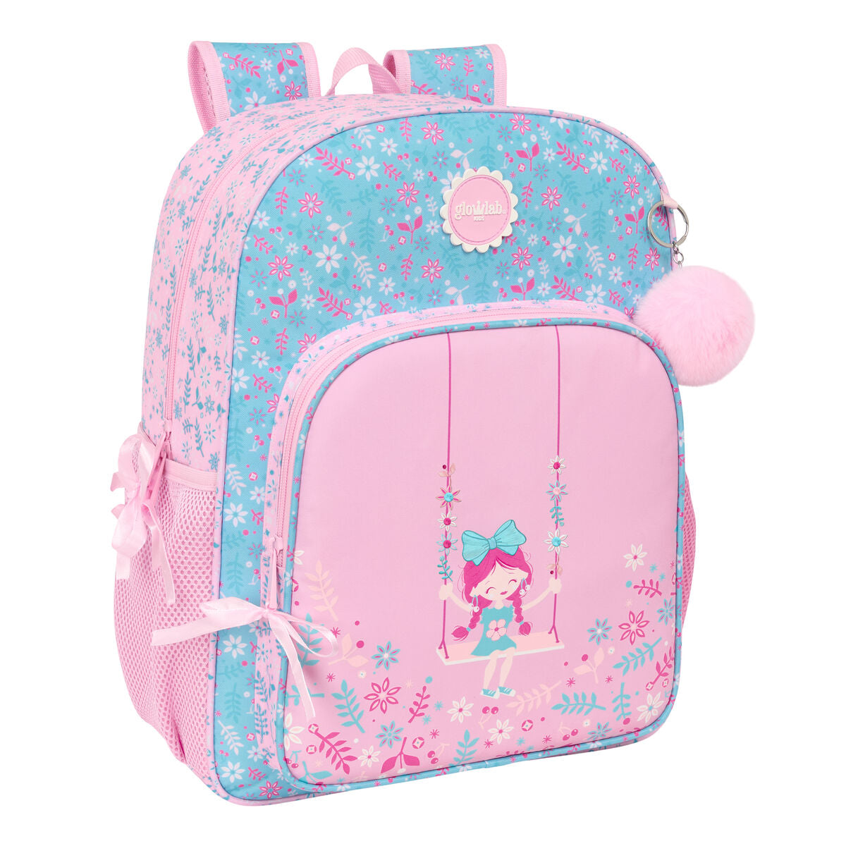 Ghiozdan Glow Lab Swing Multicolor 33 x 42 x 14 cm - Birou și papetărie, Material școlar și educațional