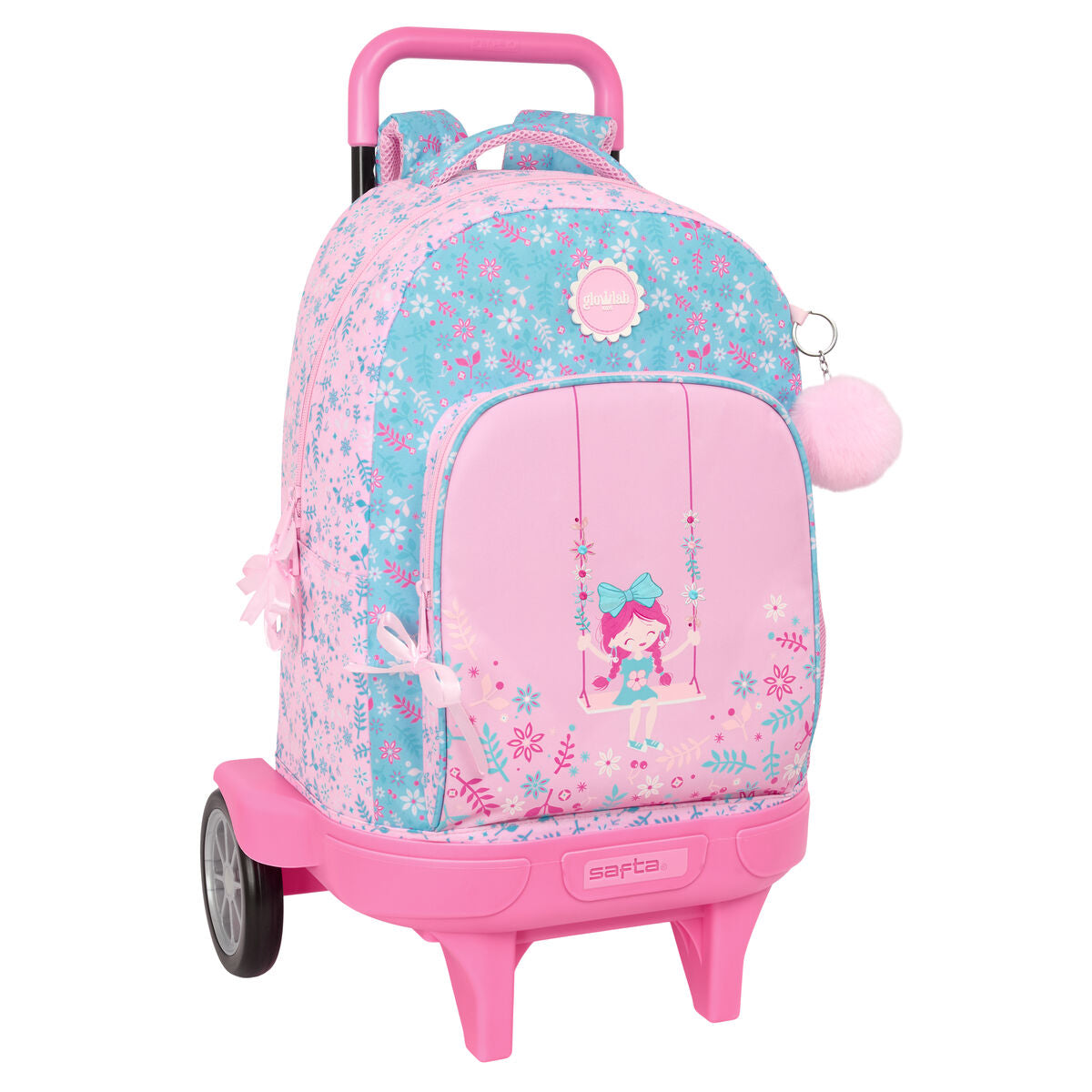 Ghiozdan cu Roți Safta Swing Multicolor 33 x 45 x 22 cm - Birou și papetărie, Material școlar și educațional
