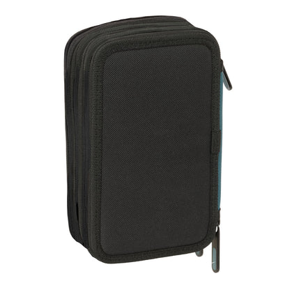 Penar Triplu Safta Urban style Albastru Gri 12,5 x 19,5 x 5,5 cm 37 Piese - Birou și papetărie, Material școlar și educațional