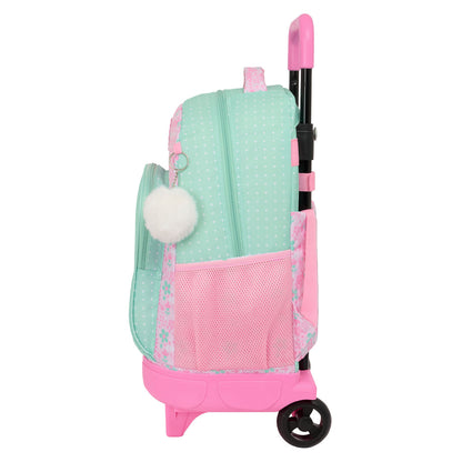 Ghiozdan cu Roți Glow Lab Amazing Verde Roz 33 x 45 x 22 cm - Birou și papetărie, Material școlar și educațional