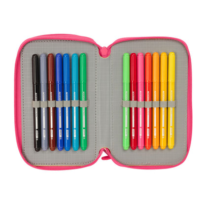 Geantă Universală Safta Feeling Multicolor 12,5 x 19,5 x 5,5 cm 37 Piese - Birou și papetărie, Material școlar și educațional