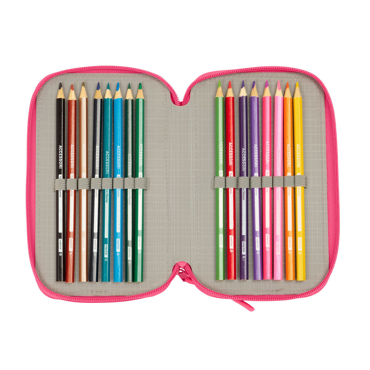 Geantă Universală Safta Feeling Multicolor 12,5 x 19,5 x 5,5 cm 37 Piese - Birou și papetărie, Material școlar și educațional