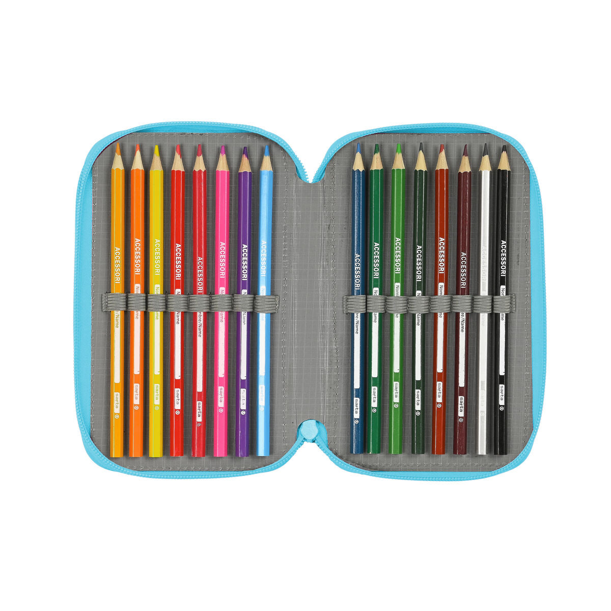 Geantă Universală BlackFit8 Cool Multicolor 12,5 x 19,5 x 5,5 cm 37 Piese - Birou și papetărie, Material școlar și educațional