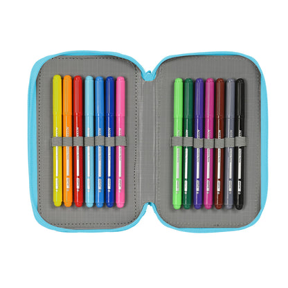 Geantă Universală BlackFit8 Cool Multicolor 12,5 x 19,5 x 5,5 cm 37 Piese - Birou și papetărie, Material școlar și educațional